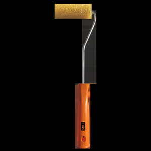 Coral Texture <b>Foam</b> <b>Mini</b> Paint <b>Roller</b> with Polypropylene Handle for Radiators Railings Cabinets DIY Hobby Use - Product Image 3