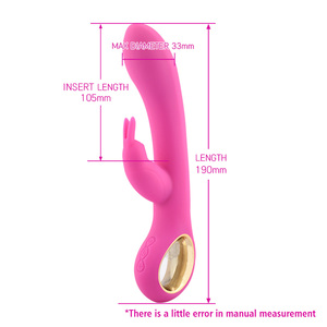 Aiersha beheiztes Kaninchen Doppelkopf Vibrator Frauen Masturbation Sexspielzeug für Erwachsene - Product Image 3