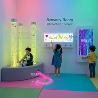 Iluminación Sensorial Relajante para Habitaciones, Estimulación Visual y Táctil, Equipo LED para Habitaciones Snoezelen, Luces Interactivas para la Integración Sensorial