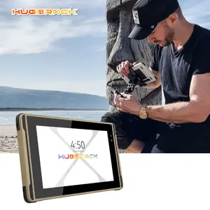 HUGEROCK X7 2.0ghz 2600nits Android Vehicle Gps Underwater Robot Outdoor Waterproof 4g Rugged With Sim Card Computer Pc Tablet