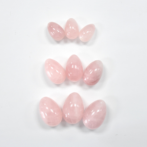 Polar <span class=keywords><strong>Jade</strong></span> piedras preciosas Yoni huevos 3-pcs juego de cuarzo rosa obsidiana y <span class=keywords><strong>nefrita</strong></span> <span class=keywords><strong>Jade</strong></span> con perforado - Product Image 5