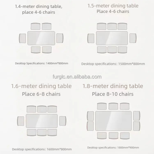 Nhà Máy Trực Tiếp Ăn Bàn Ghế Đặt Bằng Gỗ Ăn Ghế Cho Căn Hộ - Product Image 3