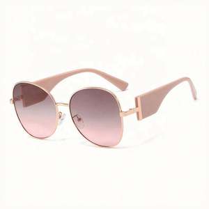 Gafas de Sol de Gran Tamaño con Logotipo Personalizado Vintage, Gafas de Sol con Protección UV400 y Montura Grande para Mujer, Gran Venta 2021 - Product Image 5