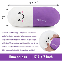 Coussin cervical cylindrique pour le sommeil, en forme de pilule, pour la tête et le cou, décoration de lit, blanc et violet, confortable et doux