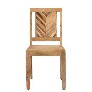 Handcrafted Solid Wood <b>Dining</b> <b>Chair</b> with Rustic Natural Finish Custom Wooden Restaurant <b>Chair</b> for Home <b>Dining</b> Room Cafe Use - Product Image 5