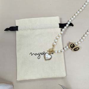 Sac en coton mousseline écologique, recyclable, biologique, avec cordon de serrage, pour bijoux, montres, bagues, bracelets, cadeaux, impression de logo personnalisable - Product Image 2