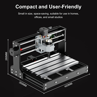 Machine de gravure CNC TWOTREES Diy Mini 3018 T8 pour la conception de portes en bois, taille de travail 300*180mm