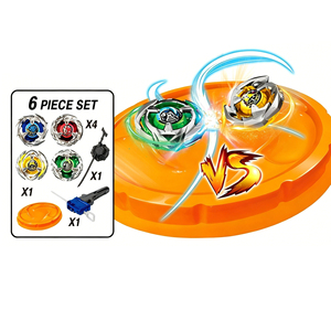 Ensemble de 4 gyroscopes de combat tactiques en métal 1:1 Pro X-Series avec lanceur de combat pour les jeux en <span class=keywords><strong>arène</strong></span> de tir - Product Image 2