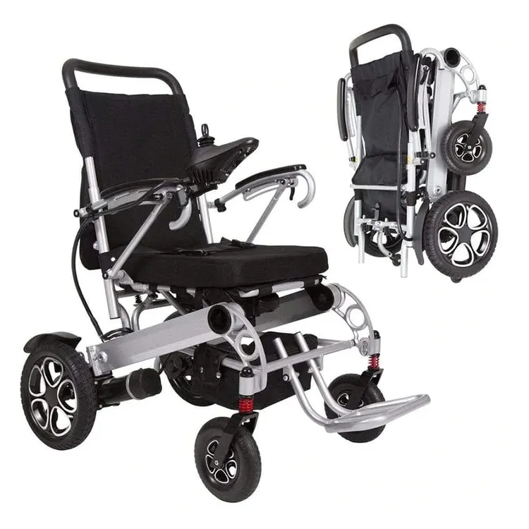 Fauteuil roulant électrique Portable pliable et léger en alliage d'aluminium de 25KG, pour voiture électrique à mobilité réduite