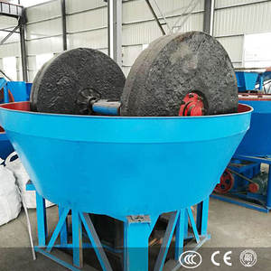 Equipment Small Scale <b>Mining</b> <b>Machinery</b> Gravel Milling Gold Ore Grinding Wet Pan Mill - Product Image 5