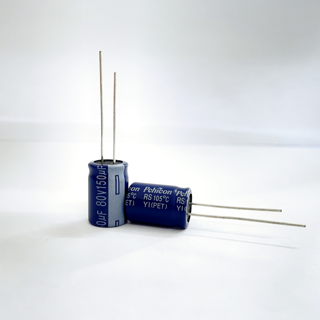 Pchicon 80V150uF 10*16 RS Low ESR Capacitor 8KHRS Aluminium Electrolytic Capacitor for Power Electronics