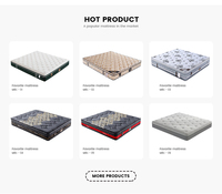 OEM ODM lit queen king size d'hôtel de luxe à fermeture à glissière enroulable Sweet Night matelas en mousse mémoire de forme/ressorts ensachés dans une boîte