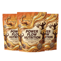 Sachet refermable en Mylar imprimé sur mesure de 500 g, 1 kg, 2,5 kg, pour l'emballage de poudre de protéines de lactosérum en vrac, sachet debout