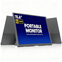 Monitor Portátil de Pantalla Única de 15.6 Pulgadas, con un Diseño Ligero y Portátil, Fácil de Transportar.