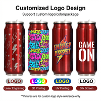 Canette en acier inoxydable à double paroi de 350 ml/500 ml de haute qualité avec logo personnalisé pour sublimation, idéale pour le vin et les boissons chaudes