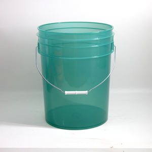 Personnalisation possible Vente directe d'usine Seau en plastique de 20 litres Seau de rangement multifonctionnel Avec couvercle et poignée - Product Image 4