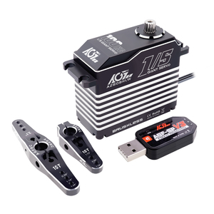 AGFRC 2S HV A280BHLW 100KG Súper Torque 0.110Seg Engranaje de Acero Reforzado Sin Escobillas Impermeable Escala 1/5 - Product Image 5