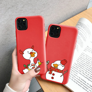 Design personalizzato vari pupazzi di neve custodia per telefono di natale opaca morbida tpu elk regalo simpatico cartone animato <span class=keywords><strong>tema</strong></span> custodia per cellulare per iphone 12 13 - Product Image 2