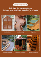 Peinture liquide écologique pour meubles, cire à bois, formule à base de cire de carnauba, application au pinceau ou au pulvérisateur