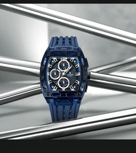 NAVIFORCE 7105 BEBEBE Montres mode pour hommes à quartz de bonne qualité montres étanches en silicone avec aiguilles lumineuses montres-bracelets de sport - Product Image 4