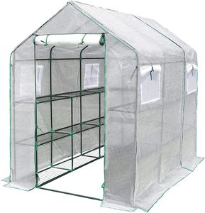 Kit de invernadero de jardinería de plantas de plástico, Mini Conservación de calor para exteriores, contenedor de invernadero de verduras, invernaderos interiores portátiles - Product Image 1