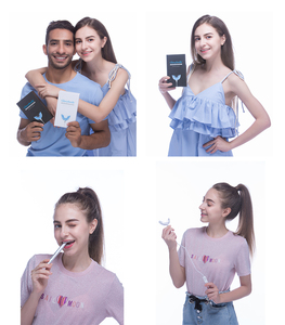 Venta al por mayor de blanqueador de dientes para el hogar Smartphone USB Led Light Kits Private Logo Kit de blanqueamiento de dientes en casa - Product Image 3