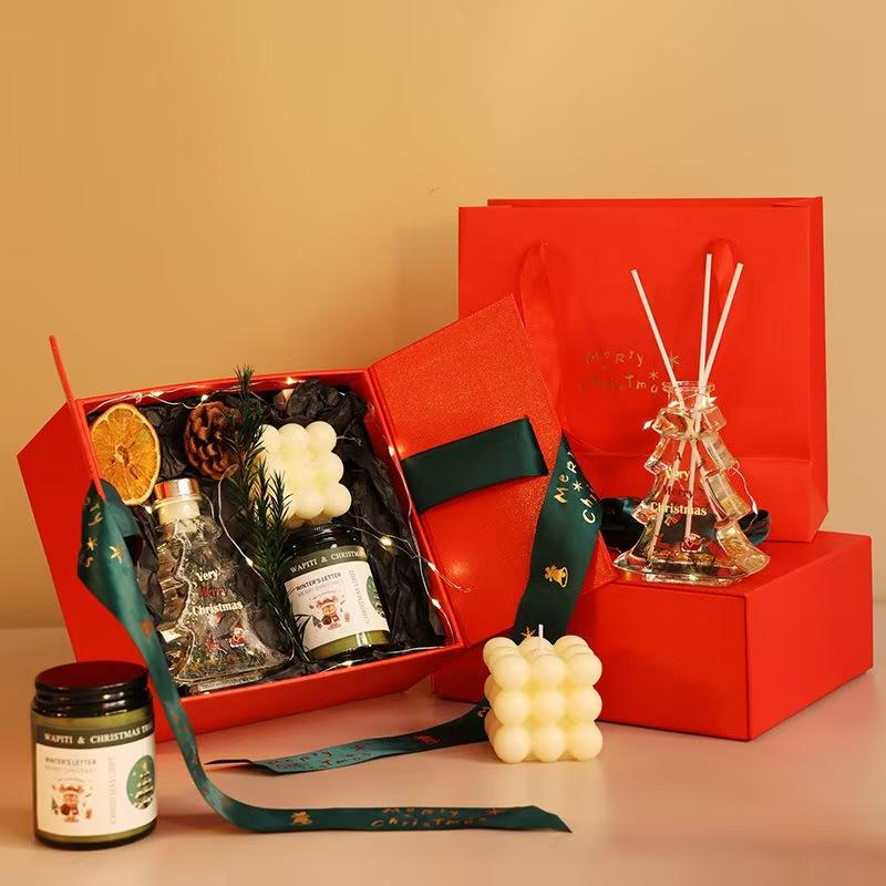 Double-open Christmas Gift Box(Green Label blackwo