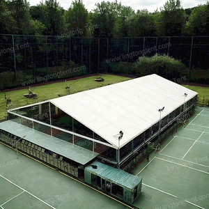 Carpa para Cancha de Tenis de Aluminio de 10x20m, Vidrio Templado, Impermeable, para Todo Clima, Entrenamiento Deportivo en Interiores y Exteriores, Galvanizada en Caliente - Product Image 4