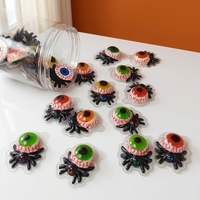 Spider Eyeball Center Filled Multi-Colored Sweet Gummy Candy Halloween Spooky Novelty Fruitvulling Individuele zak Kinderen Vakantie