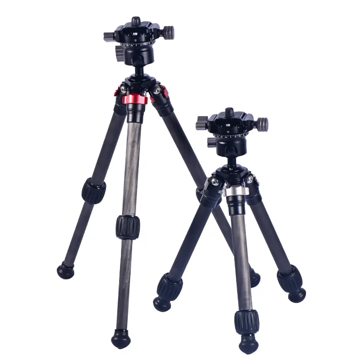 Build Your Brand OEM Design Factory Direct Hot Selling High Quality Professional Carbon Fiber Camera Tripod For DSLR Camera