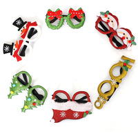 Accessoires de photomaton de Noël 2027, lunettes de Père Noël, bonhomme de neige, sapin, lunettes de fête pour enfants et adultes