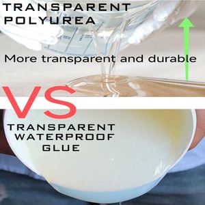 Outdoor Indoor Waterproof Bubble Polyurea Transparent Paint Strong Adhesion Bathroom Pool <b>Coating</b> Excellent Performance - Product Image 5