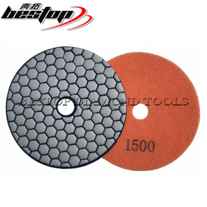 D100mm ダイヤモンドアングルグラインダー研磨パッド 石材研磨用 - Product Image 3