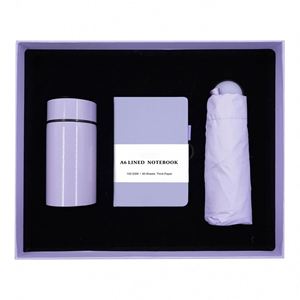 Promotional Corporate Giveaways PU Notebook Umbrella and Tumbler <b>Gift</b> Box With Custom Logo for Business Welcome <b>Gifts</b> - Product Image 1