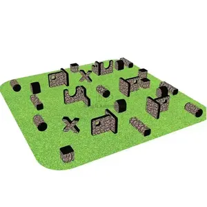 Venta caliente CS Paintball Juegos Inflables Paintball Bunkers Para Juegos Speedball