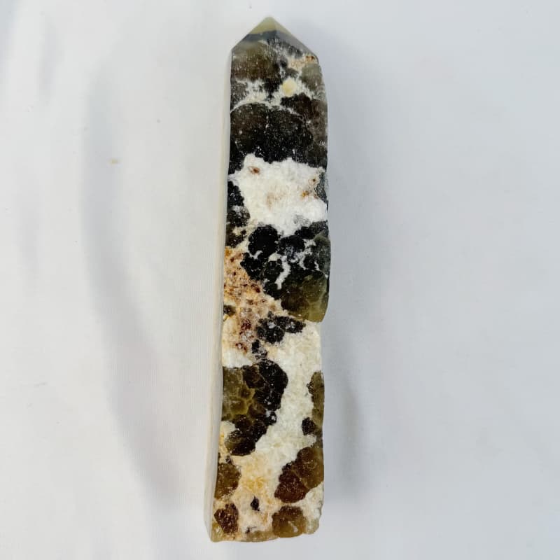 Yellow fluorite raw tower