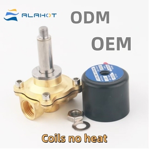 Alahot AC110V loại thép không gỉ solenoid valve với DIN nối 1/2 ''npt điều khiển tùy chỉnh OEM hỗ trợ cho nước - Product Image 3