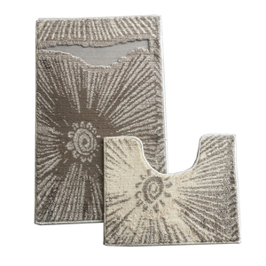 Tapis de salle de bain moderne en microfibre de qualité supérieure, ensemble de 2 pièces – Housse de siège de toilette <span class=keywords><strong>super</strong></span> douce, tapis en <span class=keywords><strong>U</strong></span>, base antidérapante, pour la maison et l'hôtel - Product Image 6