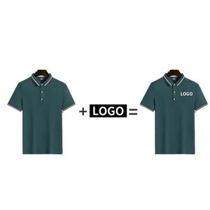 เสื้อโปโลแฟชั่นสไตล์ใหม่ปี 2026 แขนสั้น คอปก ผ้าโพลีเอสเตอร์เนื้อไอซ์ซิลค์ - Product Image 2