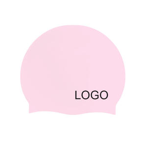 Logo personnalisé 3D sans couture anti-dérapant compétition natation chapeaux 100% Silicone bonnet de bain adulte enfants bonnet de bain - Product Image 4