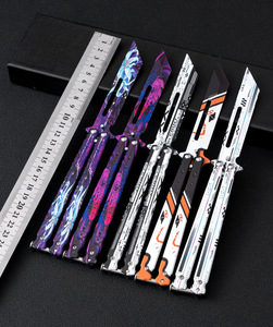 Cuchillo Mariposa Chasing Wind <span class=keywords><strong>CSGO</strong></span>, Cuchillo de Práctica Plegable Igual al del Juego, Sin Filo, Venta al por Mayor de Fábrica - Product Image 4
