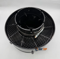 Pièces détachées pour excavatrice 130-3280 Ensemble préfiltre à air Turbo centrifuge 153 mm 6 pouces 320D 320E 070-0107