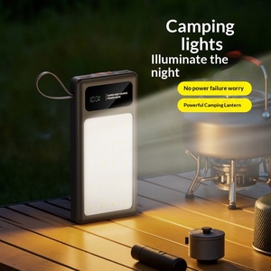 Lampe de camping LED en plastique transfrontalière à charge rapide 22,5W 20000mAh, batterie externe portable avec câble intégré pour usage extérieur - Product Image 3