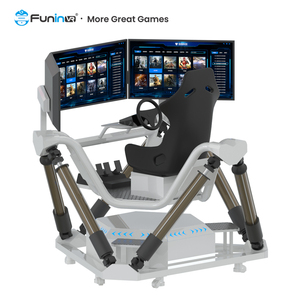 F1 Autosimulator VR Realistische Virtuele Autoraces Arcade Spelmachine 6DOF Bewegingssimulator PS5 Rijsimulator <span class=keywords><strong>3</strong></span> Scherm Autorijden - Product Image 6