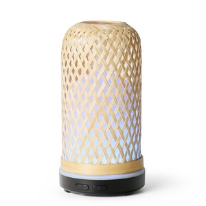 Aromacare 200ML Handmade Woven Ultrasonic <strong>Aromer</strong> Diffser Custom Diffuser Fragrance Aromatherapy Essential Oil Wooden Diffuser - Product Image 6