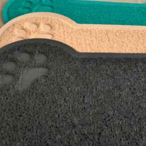 Tikar Hewan Peliharaan, Tikar Pembersih Kaki Anjing Pvc Bentuk Tulang Ramah Lingkungan Berbentuk Tikar Makanan Hewan Peliharaan - Product Image 6