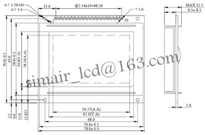 Module LCD LCD12864 12864 Display <span class=keywords><strong>proteus</strong></span>/ampire émulateur utilise Blue 5V - Product Image 3