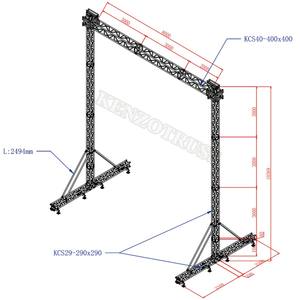 LED Écran Treillis Suspendu Vidéo Support Mural Systèmes Truss - Product Image 4