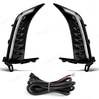 Lampu DRL LED Daytime Running Lights untuk Toyota Camry SE XSE 2024 2025 Lampu Depan Bumper Depan Lampu Kabut Lampu Sein Aksesoris Mobil