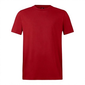 Camiseta de Manga Corta con Cuello Redondo de Algodón Unisex, Suministro Directo de Fábrica, 180g, Ecológica, con Logotipo Bordado Personalizado - Product Image 3